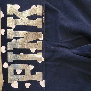 Dark Blue PINK Victoria Secret Yoga Flare Pants